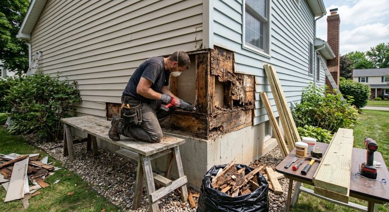 Dry Rot Remediation in Conroe, TX
