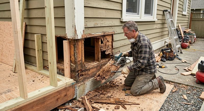 Dry Rot Repair in Wilmington, NC