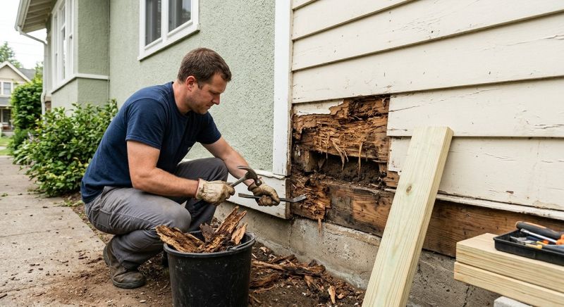 Wood Rot Repair in Olathe, KS